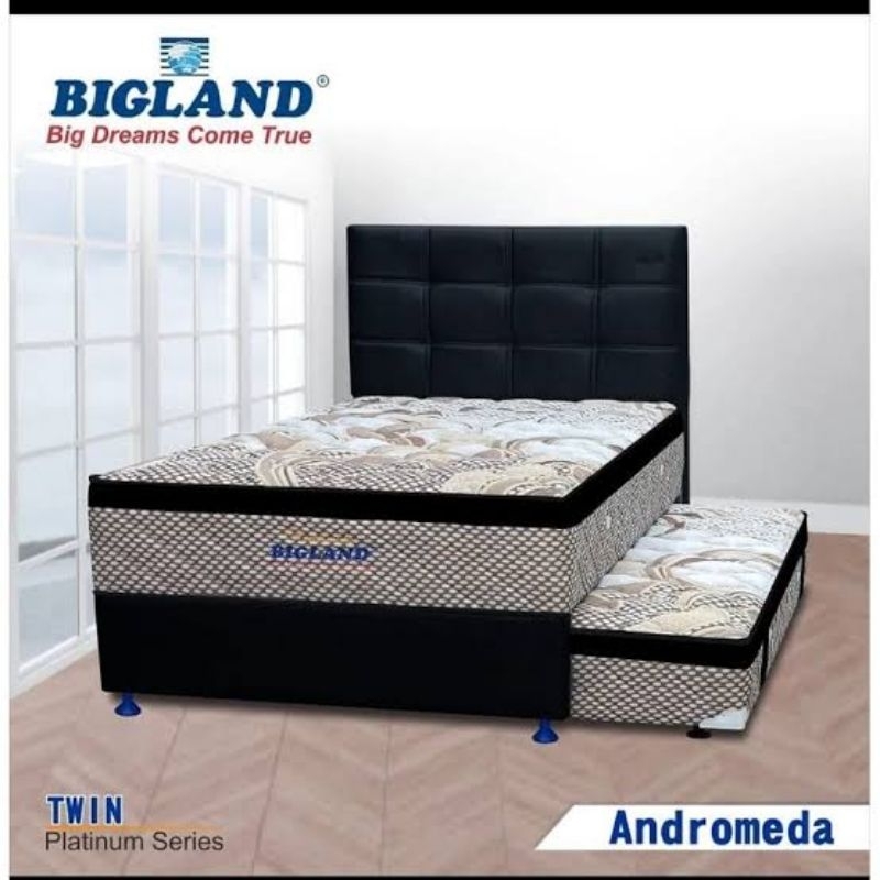 Springbed Twin Sorong / Kasur Sorong Bigland Andromeda (chat dahulu sebelum co).