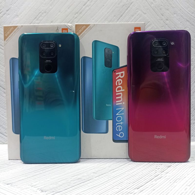 Redmi Note 9 Ram 6/128 4/64 GB Handphone Second