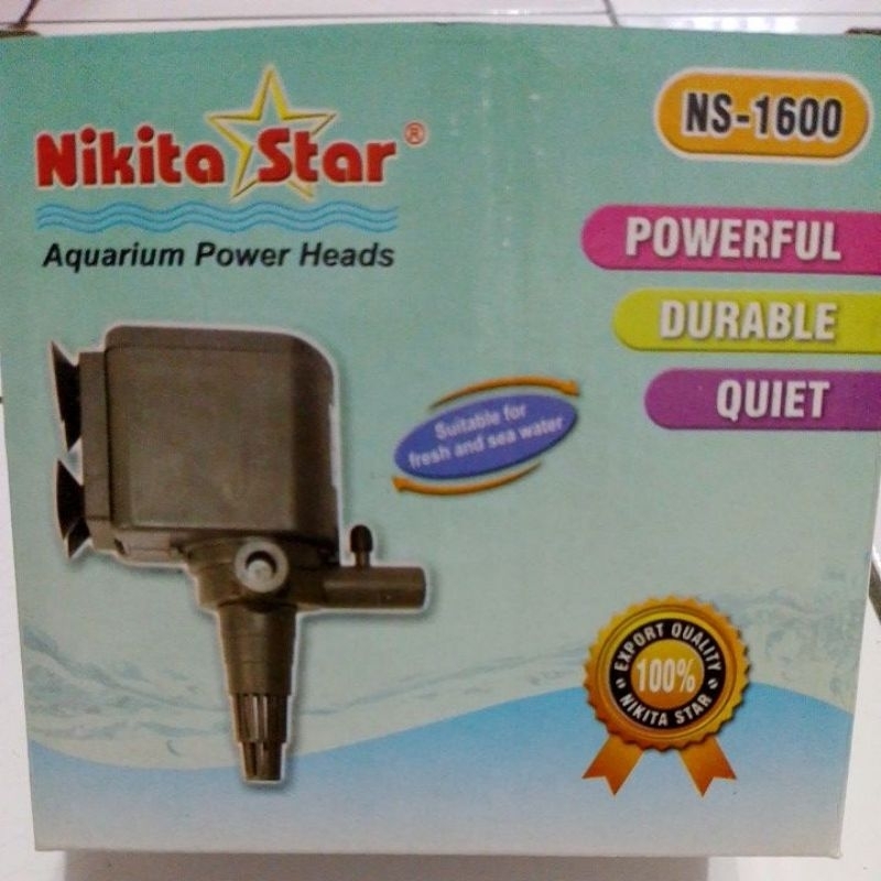Nikita star 1600 pompa air aquarium Nikita star 1600 ns 1600 power head aquarium ns 1600