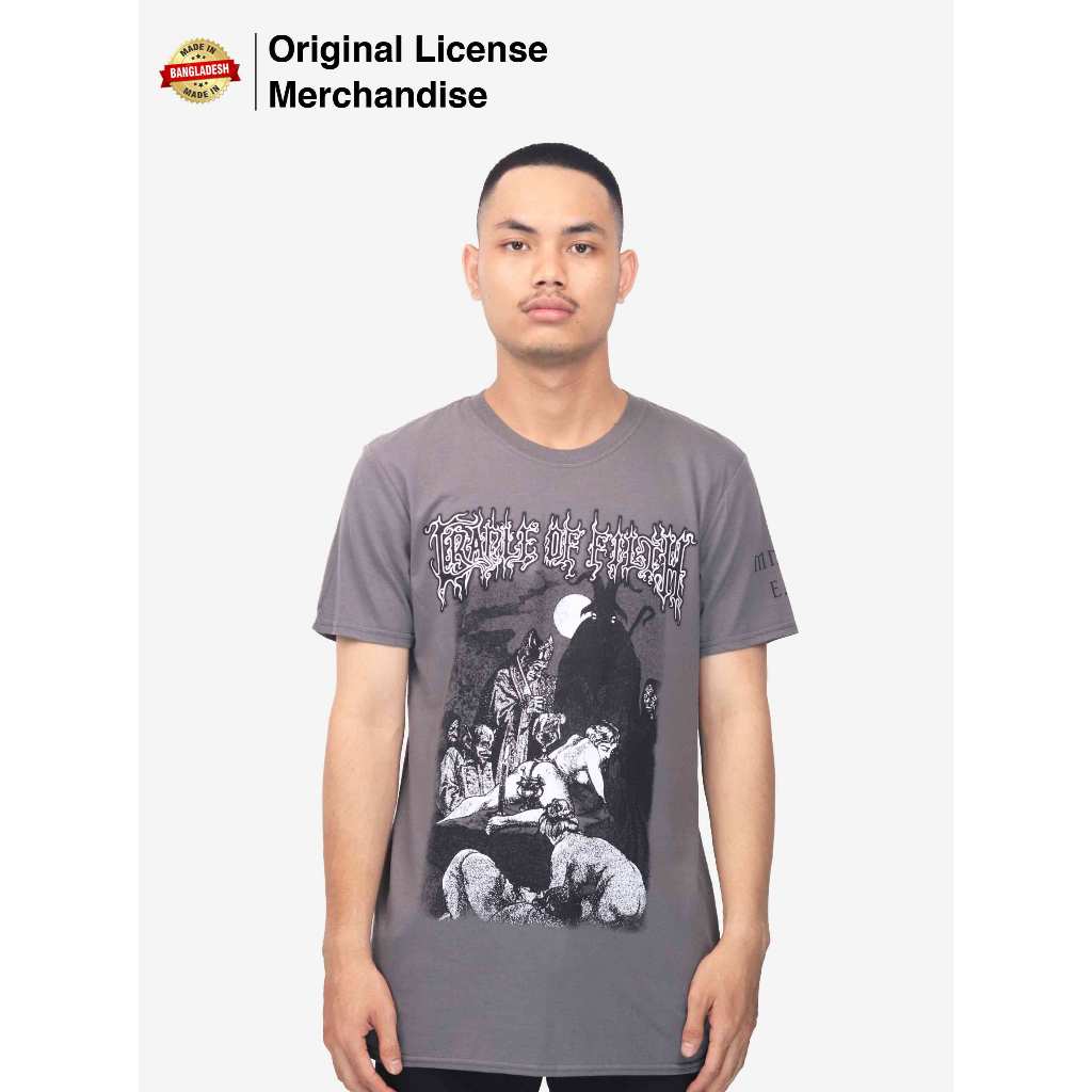 Kaos Baju Tshirt Metal Musik Band Gildan Softstyle Cotton Import Original Unisex Pria Premium CRADLE