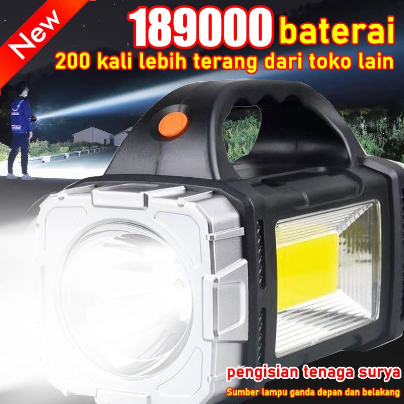 2024NEW Senter Jarak Jauh 10KM Senter LED Super Terang Jarak Jauh Senter Camping  Senter Kepala 500 