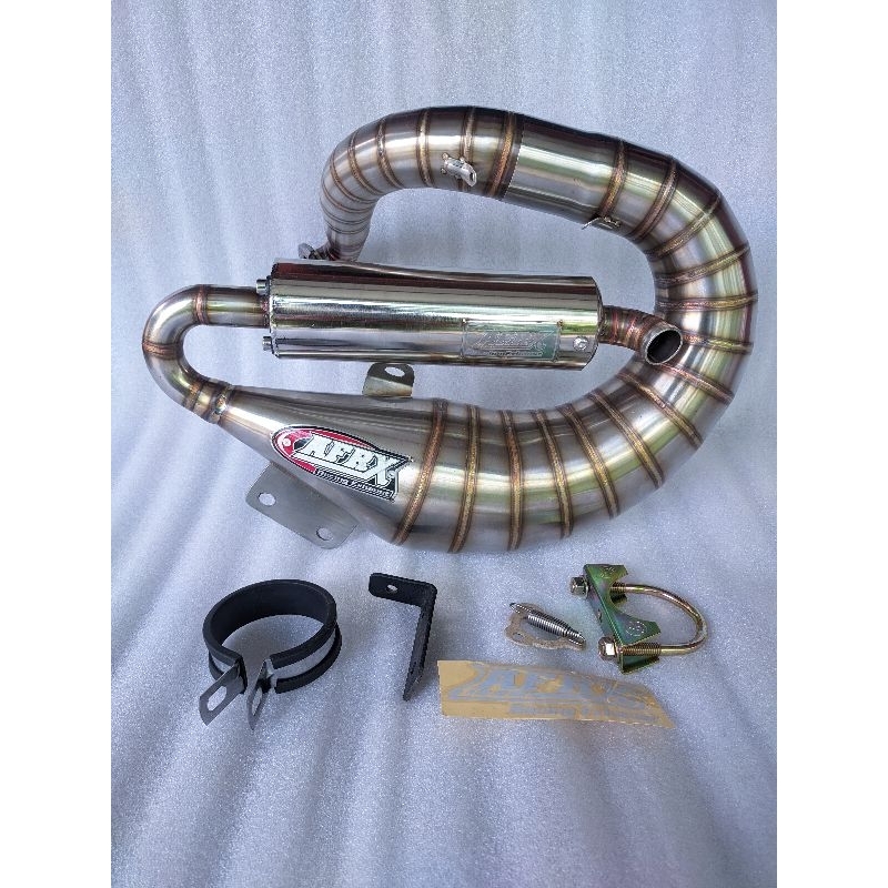 Knalpot Vespa PTS 100 Smallframe Fullstenlis