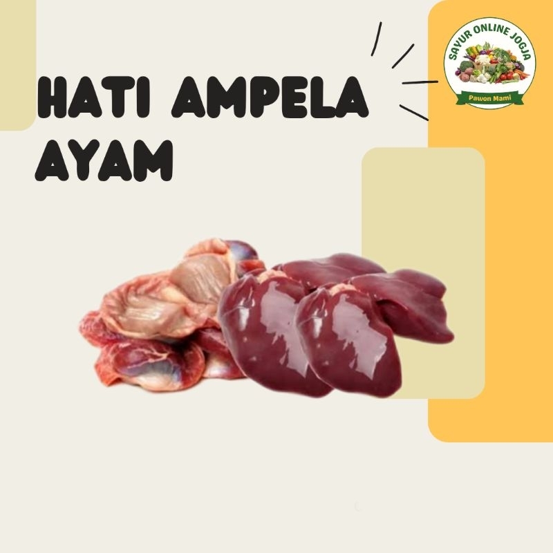 

Hati ampela ayam 250gr - PAWON MAMI SAYUR ONLINE JOGJA