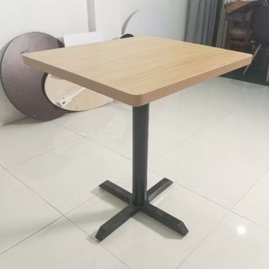 MEJA KAFE KAKI BESI PAPAN TEBAL 3CM