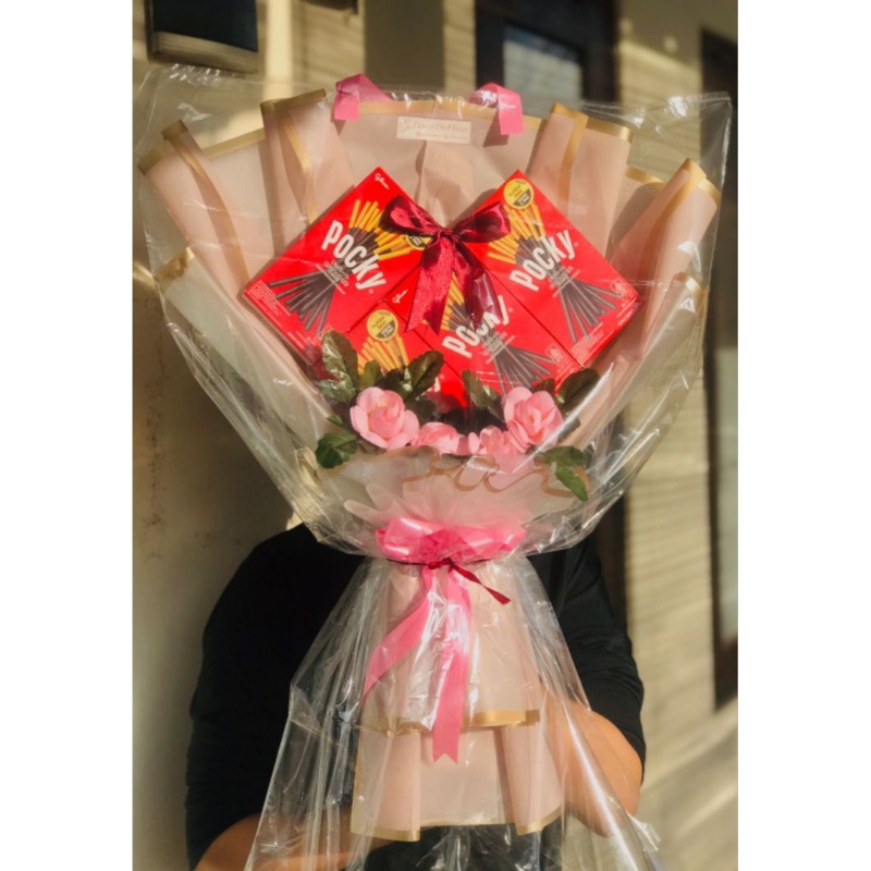 

Bouquet Snack Pocky + Flower