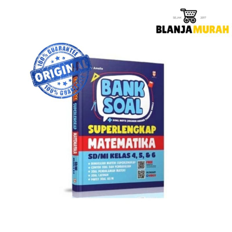 BANK SOAL + SOAL HOTS SUPERLENGKAP MATEMATIKA SD/MI KELAS 4 5 6