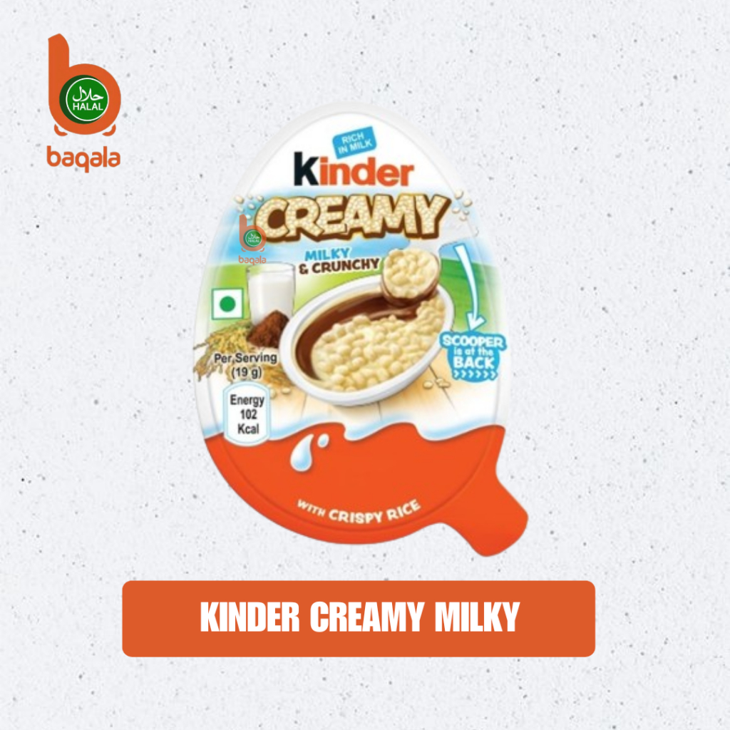 

Kinder Creamy Milky & Crunchy 19 gr buy 1 get 1