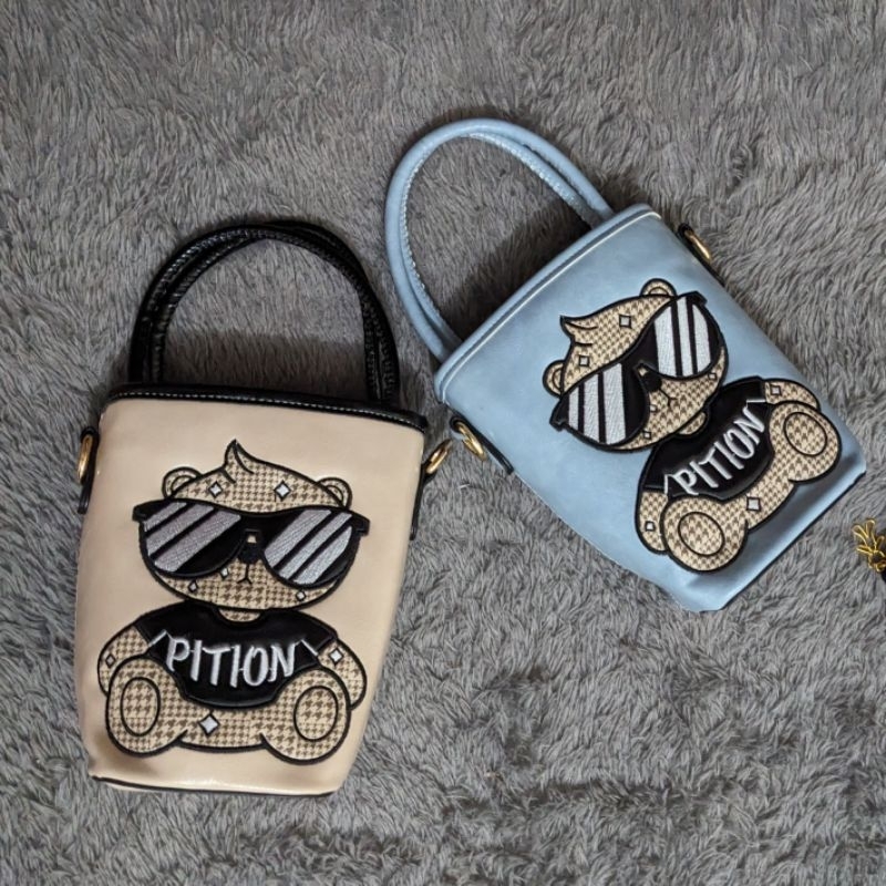 Tas HP dan Bucket Beibaobao || 8204 Pition Bear Beibaobao Tas Wanita Kekinian Import Tas Fashion