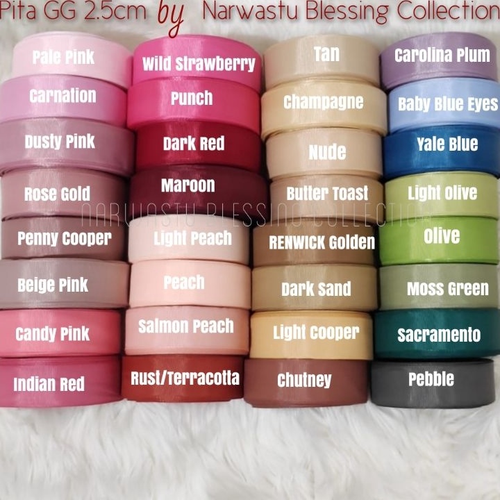 

Potongan Diskon Pita grosgrain 25cm 1 part 2