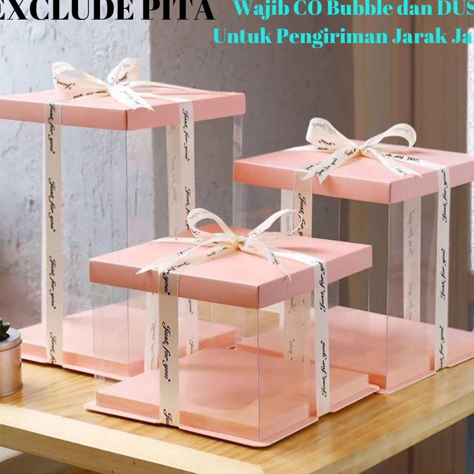 

Diskon Sale CAKE BOX MIKA TRANSPARAN KOTAK KUE MIKA GIFT BOX KEKINIAN SIZE 17 DAN 24 CM DAN 21 CM NEW SIZE KOTAK MIKA TRANSPARAN KOTAK HAMPERS GIFT BOX KEKINIAN KOTAK PENYIMPANAN KOTAK KUE AESTHETIC