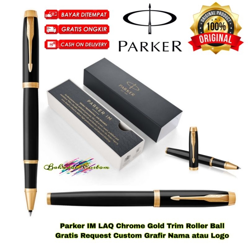 

PULPEN PARKER ORIGINAL IM LACQUER CHROME GOLD TRIM GT ROLLER BALL GRATIS REQUEST CUSTOM GRAFIR NAMA ANDA ATAU LOGO ANDA COCOK UNTUK PEMAKAIAN PRIBADI ATAU UNTUK HADIAH SPESIAL MERCHANDISE PROMOSI ANDA