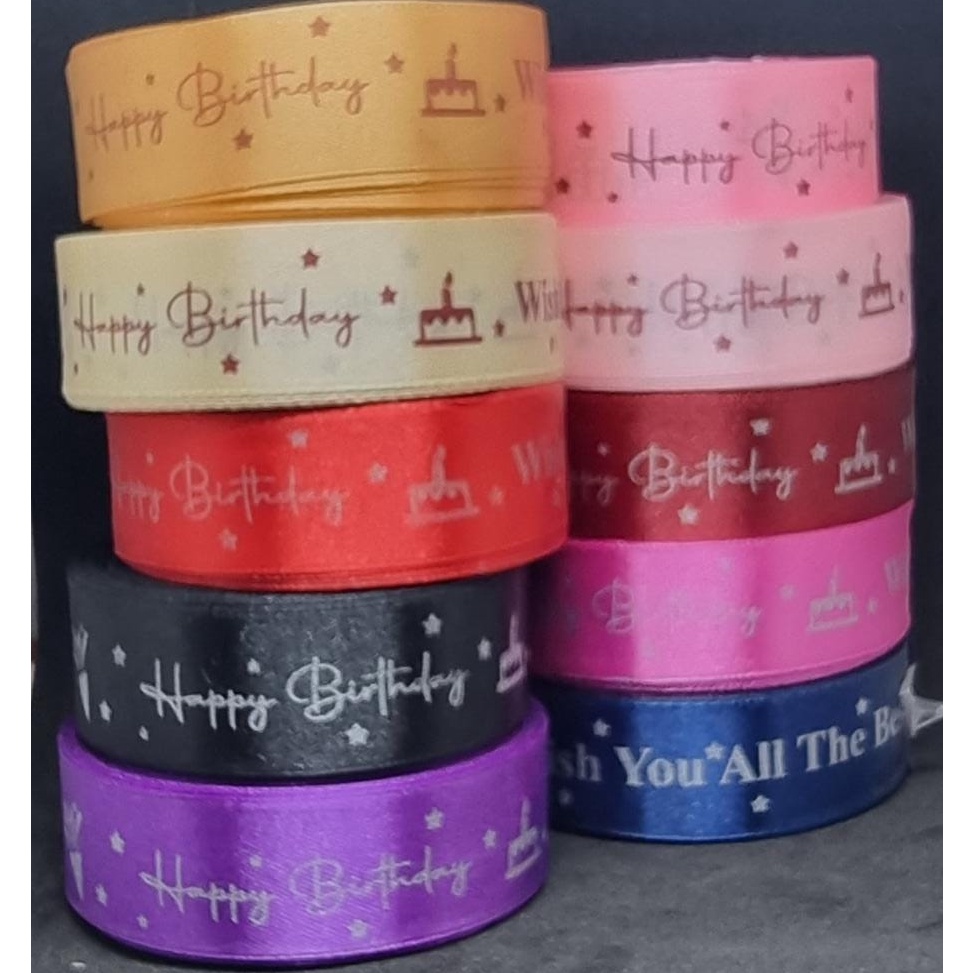 

Sale Keren Pita Happy Birthday Pita Terlaris Sale Pita Satin Pita Kado Pita Souvenir Pita Hias Bahan Kerajinan Bahan Souvenir