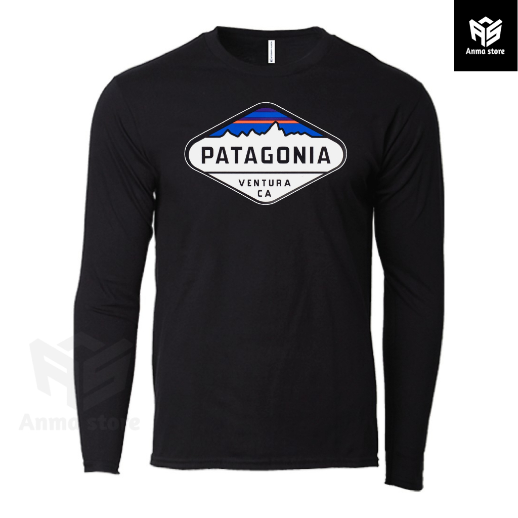 Kaos Baju Lengan Panjang Pendaki Gunung Patagonia Outdoor