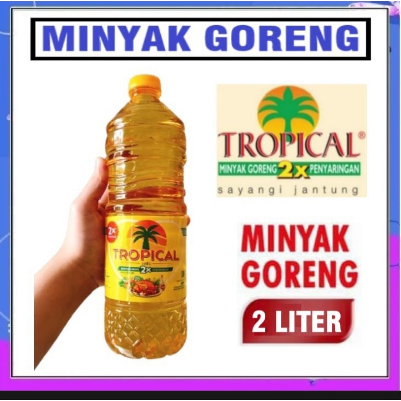 

Termurah!!!! Minyak goreng tropical 2 Liter