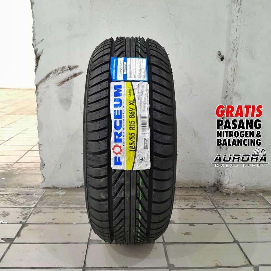 Ban standar mobil brio agya ayla ring 15 merk Forceum D 800 185/55 R15