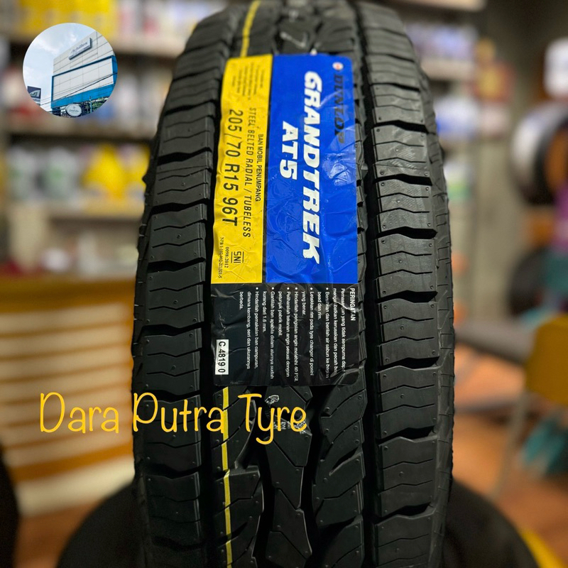 Ban Mobil 205/70 R15 96T Dunlop Grandtrek Ban 205 70 15 ( White Letter )
