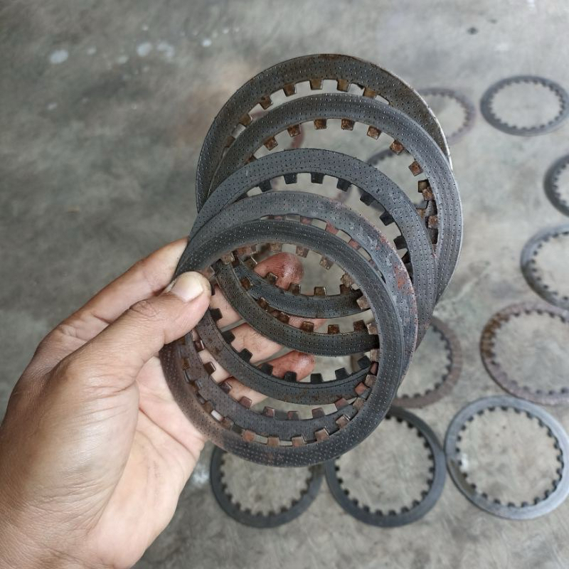 Plat kampas kopling tiger revo ori copotan per biji pnp grand supra gl pro ori copotan