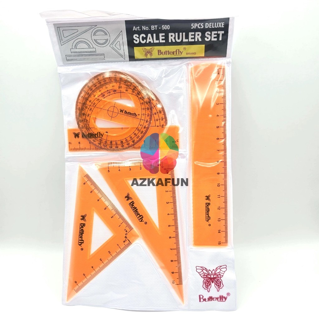 

Penggaris set Butterfly BT-500 - penggaris