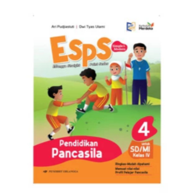 BUKU PANCASILA KELAS 4 REVISI ERLANGGA KURIKULUM MERDEKA