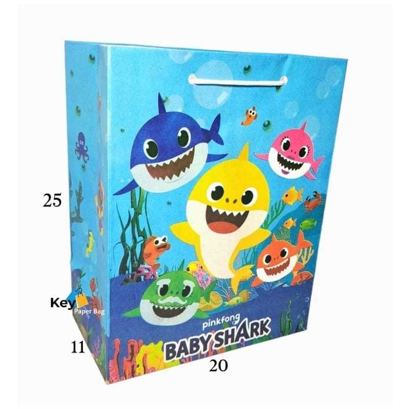 

[ , ] Paper Bag Karakter Kartun Lucu/ Tas Kado Souvenir atau Ulang Tahun Uk. P20xL10xT25 cm