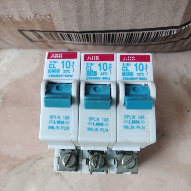 MCB ABB/MODIF/ TIYPE S161-4A/6A/10A