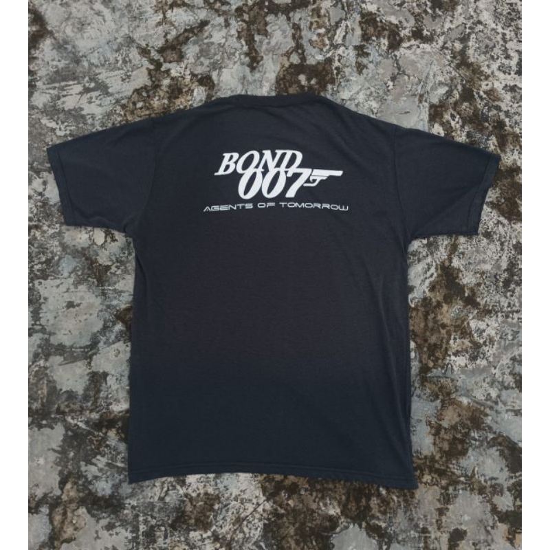 Kaos Vintage art james bond 007 good condition