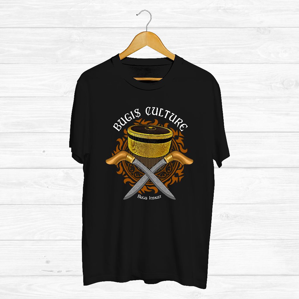 KAOS BUGIS CULTURE / BAJU BUGIS / COTTON COMBED 24S 100% COTTON