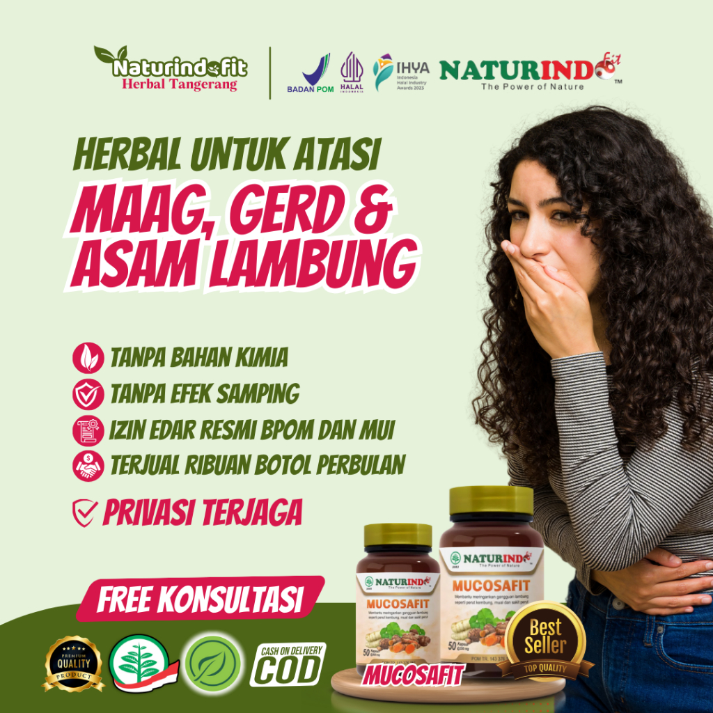 Jamu Obat Asam Lambung Obat Lambung Maag Gerd Naturindo Mucosafit
