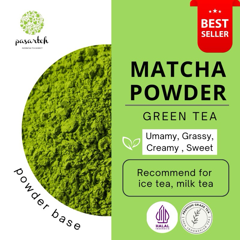 

[ pasarteh Sample Pack ] Matcha - 20 Gram | Matcha Powder | Teh Hijau | Uji Matcha I Matcha Latte