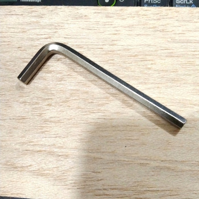 (1PCS) Kunci L 5mm /   Kunci L Nickel 5mm / Kunci L Mini Kunci L 5 mm / Allen  hexa Key 5mm