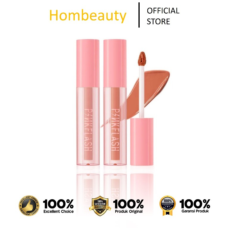 PINKFLASH Fuzzy-Soft Velvet Matte Lip Clay Lipstik Lightweight Lip Mud For Lip & Cheek 21 Colors