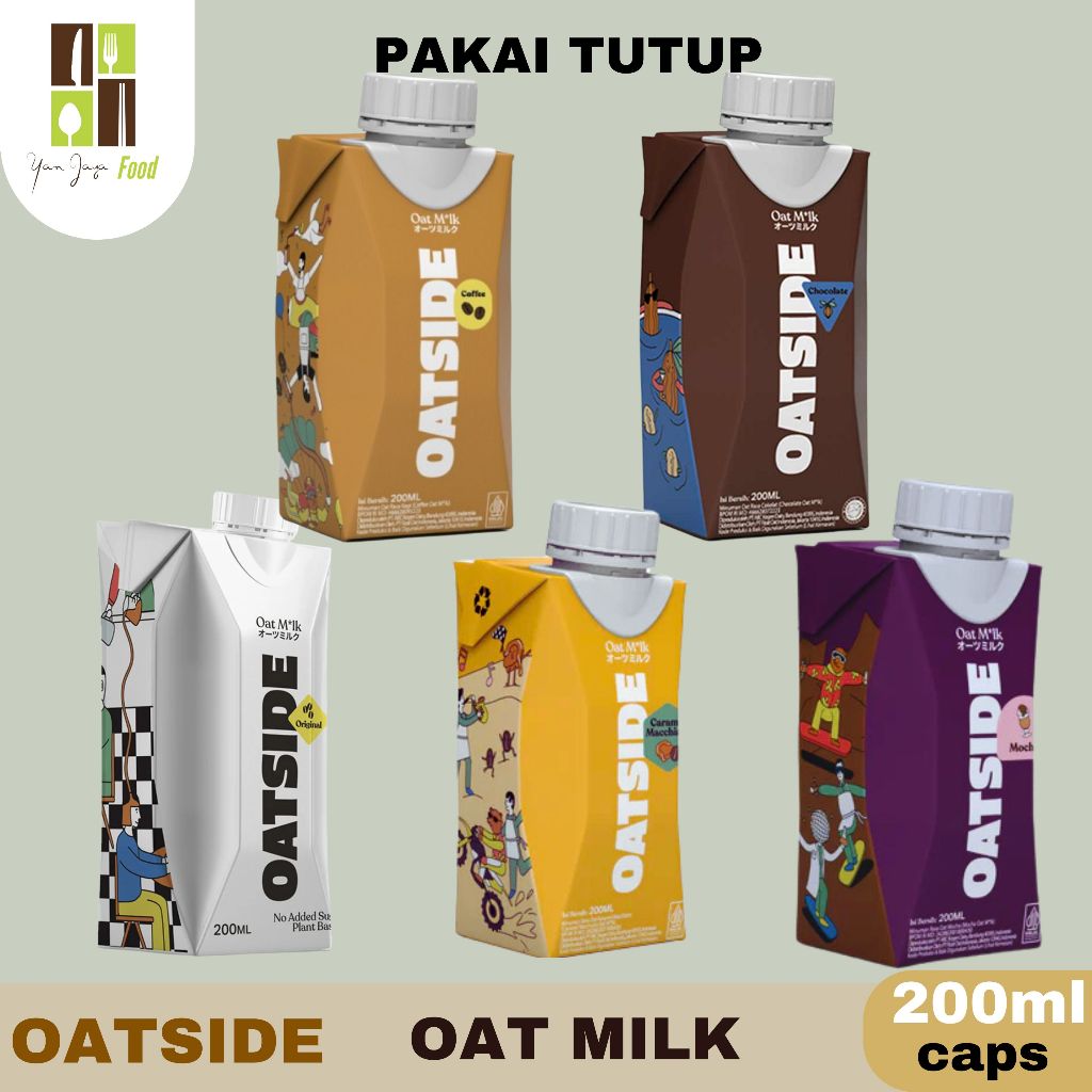 

Oatside / Oat Milk / Milk Chocolate / Coklat / Milk Coffee / Milk Barista Blend 200 ml (Tutup)