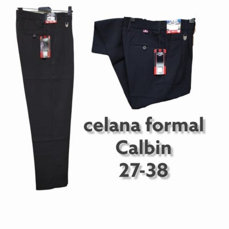 CELANA BAHAN PRIA FORMAL CALBIN/STANDAR/REGULER