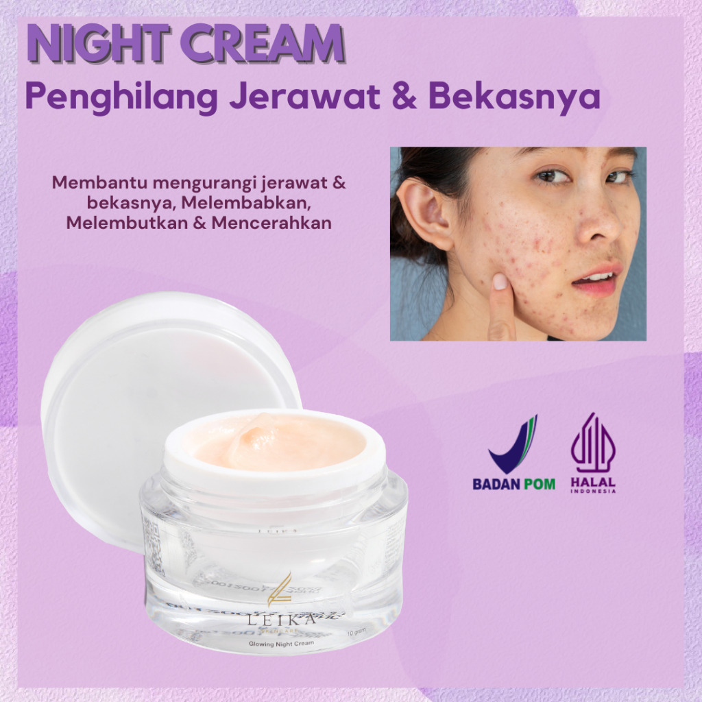 [KRIM MALAM] Penghilang Jerawat Dan Bruntusan Penghilang Jerawat Dan Bekas Jerawat Bpom Penghilang J