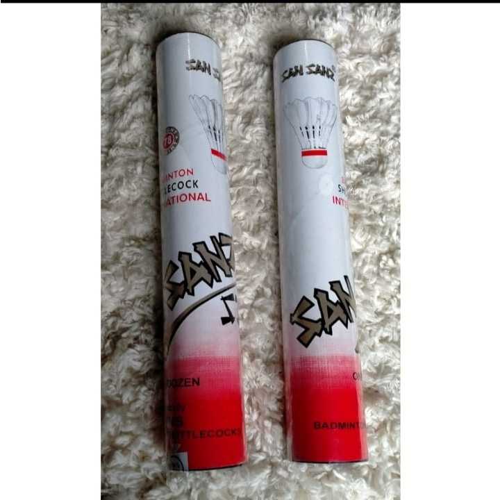 SHUTTLECOCK BADMINTON SAN SANZ MERAH / KOK BULUTANGKIS SANSANZ MERAH