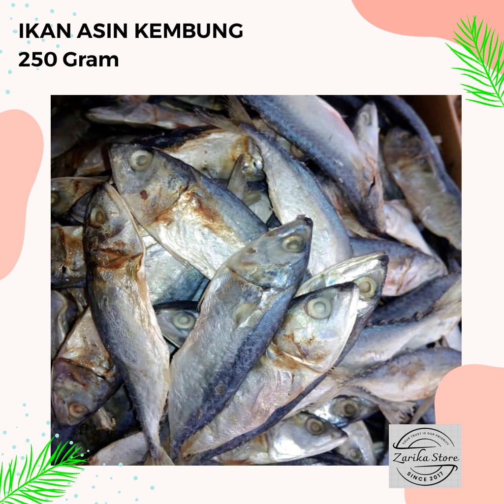 

Ikan Asin Kembung 250 gram 1/4 Seperempat