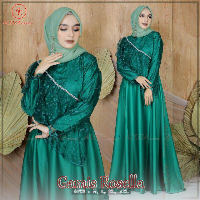 READY JUMBO MUSLIM WANITA MAXY MATERIAL FULL VELVET SATIN PREMIUM KOMBINASI BROKAT BUNGAN MENYAMPING