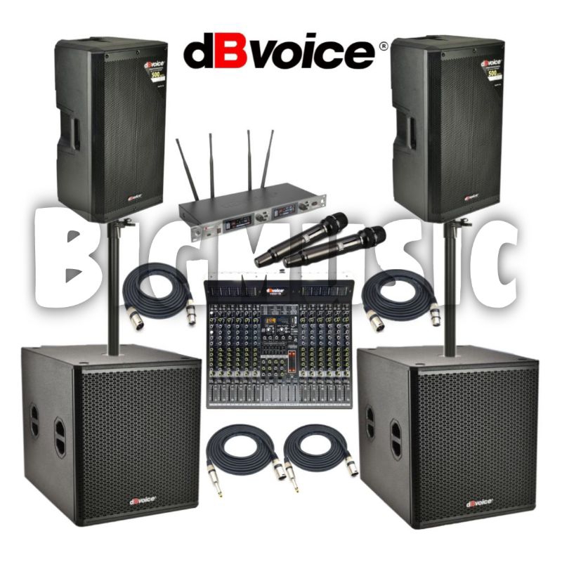 Paket Sound dbvoice Superfly 15A + Sub X18SA Original 15 inch + Sub 18 inch