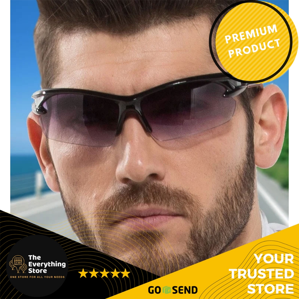 Kacamat Bersepeda  / Kacamata Sepeda Anti Debu Silau Dan Matahari PREMIUM