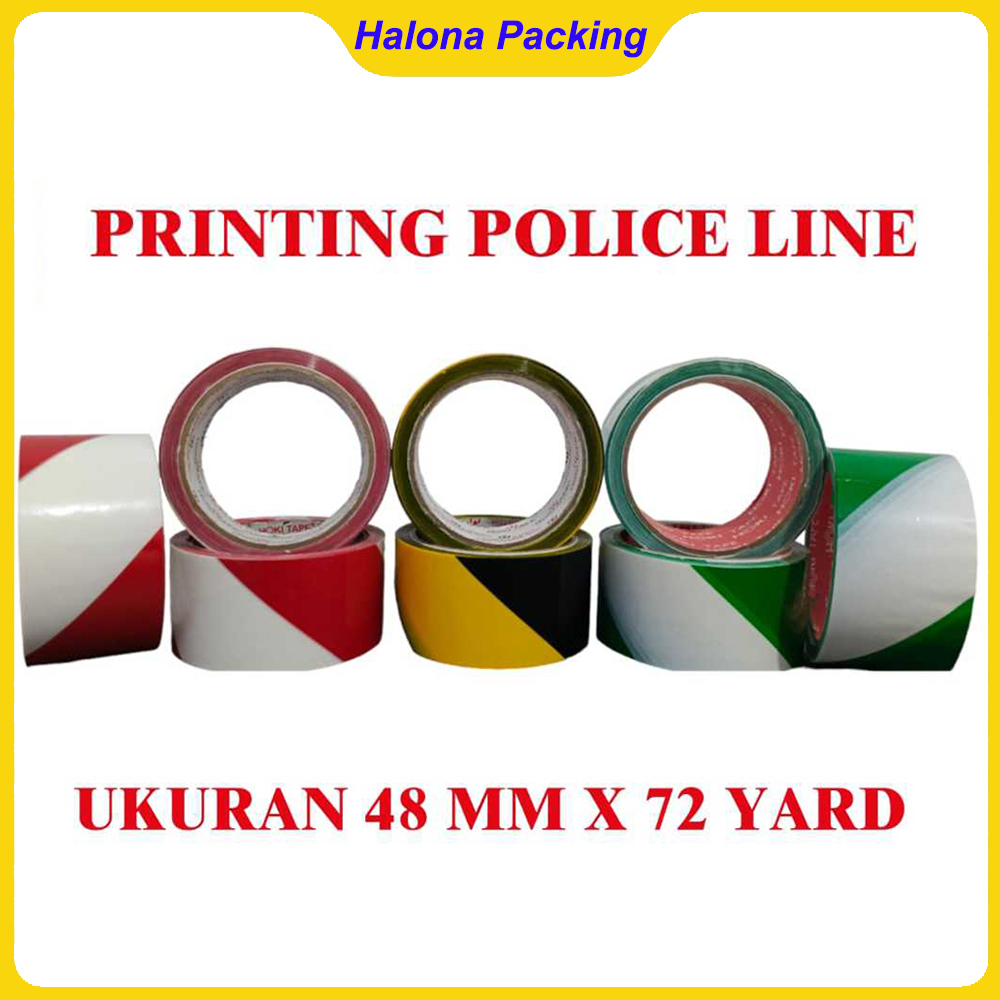 

Lakban Opp TAPE 48mmx72Yard Lakban Bening Police line