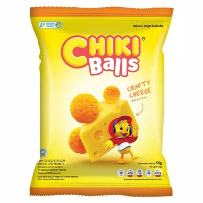 

chiki balls makanan ringan crafty cheese 55gr