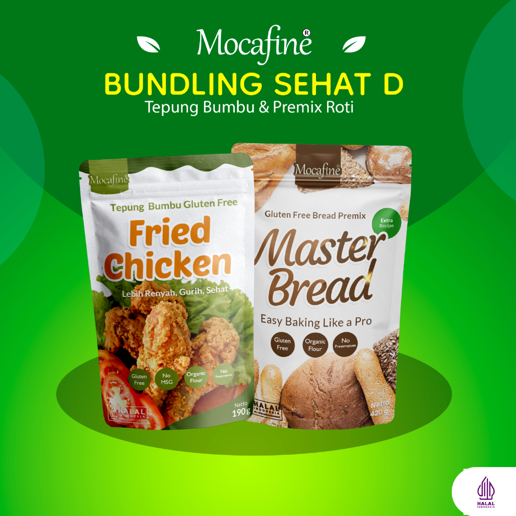 

Bundling Sehat D (1 Pcs Master Bread Flour + 1 Tepung Premix Fried Chicken )