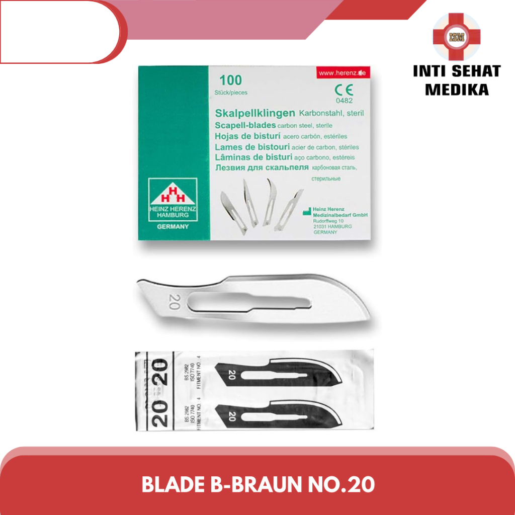 B Braun Aesculap Bisturi No 20 / Pisau Bedah B Braun