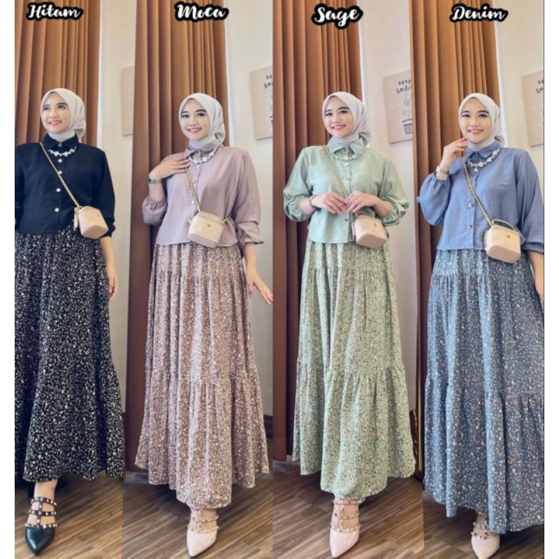 onset rok Sofya wanita motif kekinian