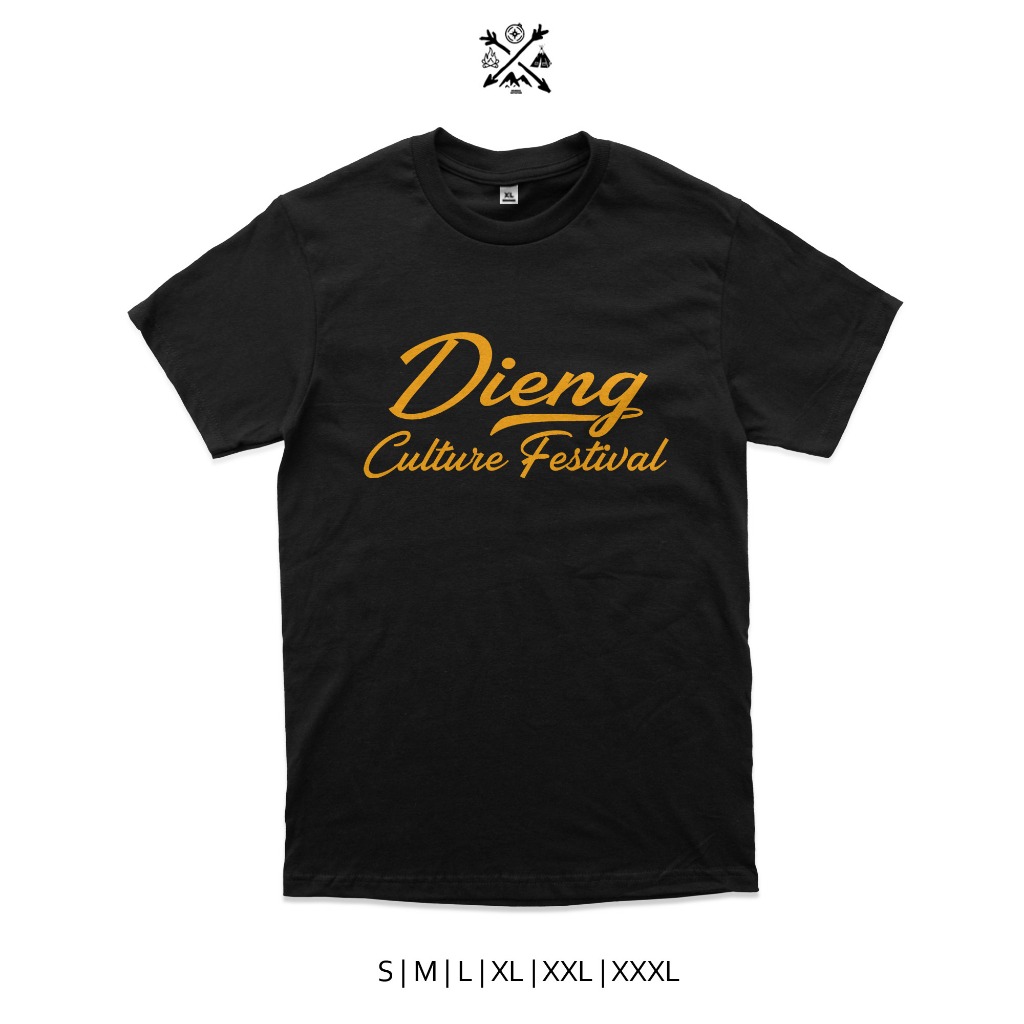Kaos Dieng Culture Festival dcf combed 24s
