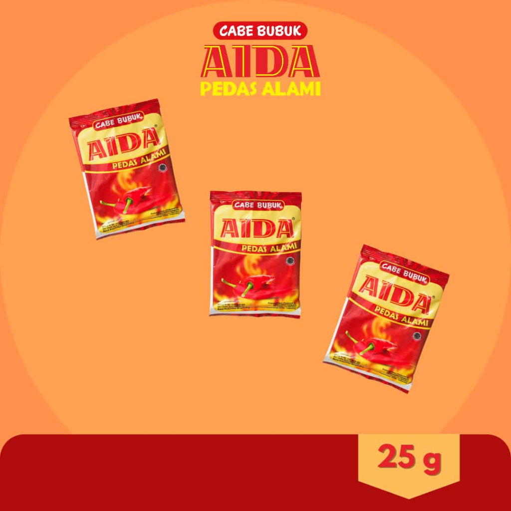 

[ 75 CORNER ] Cabe Giling Aida 25 Gram Pedas Alami Sachet Bumbu Murah Meriah Berkualitas Asli Lembut