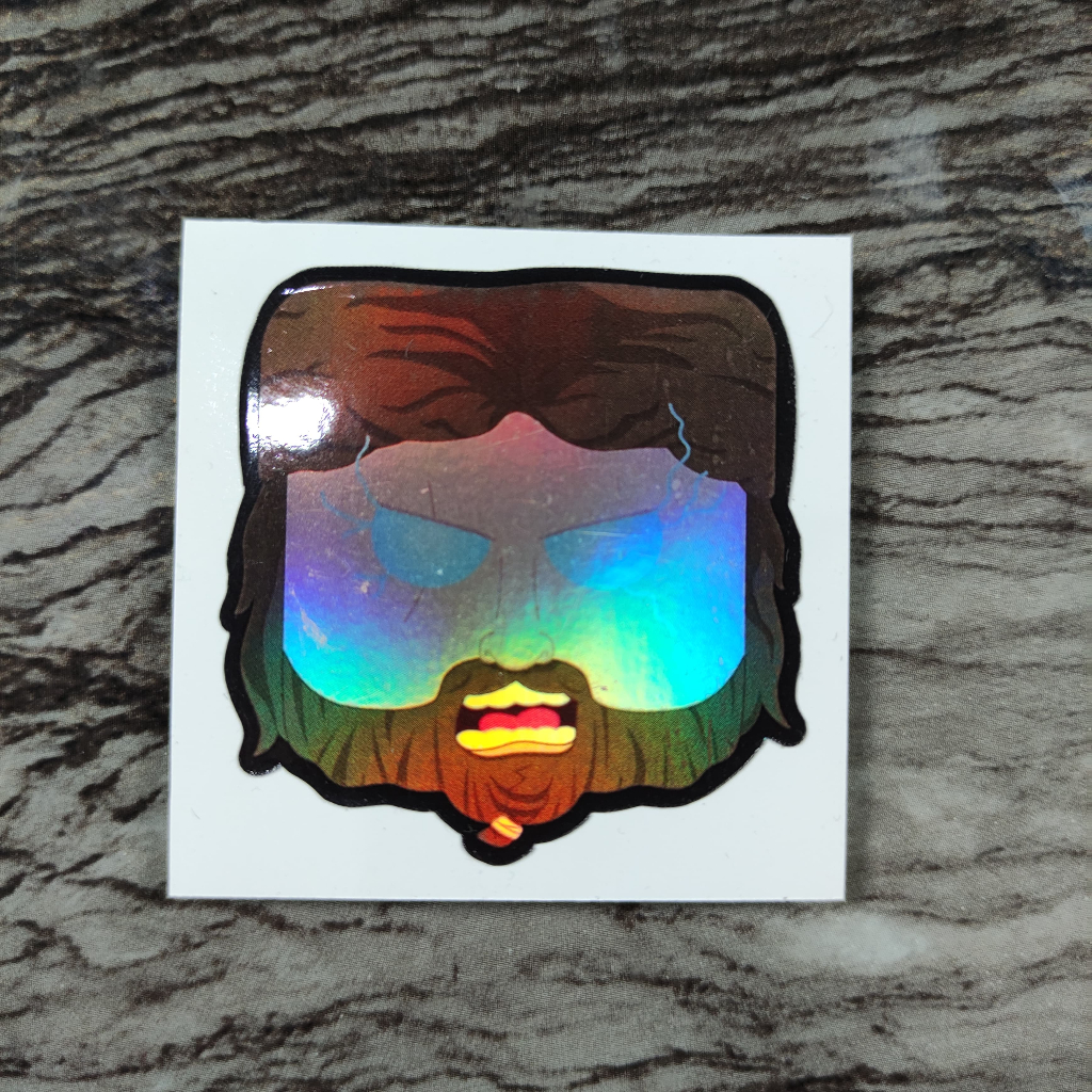 

Stiker Hologram Marvel Thor End Game Square