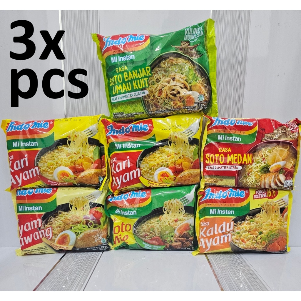 

Indomie Mie Instan Kuah (3pcs)