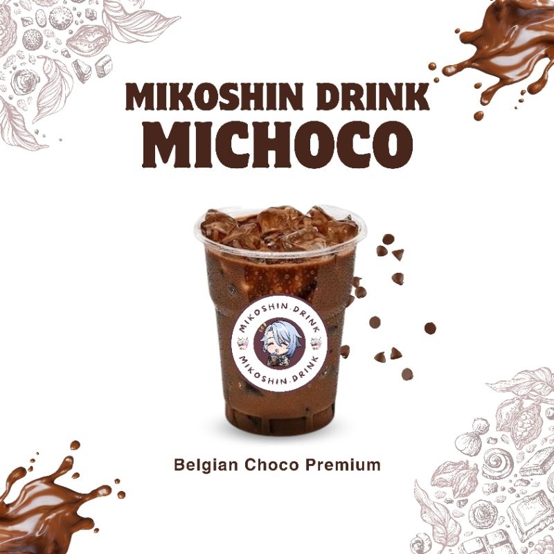 

Michoco by Mikoshin Drink Botol 250 ml - BEST SELLER - ES COKLAT VIRAL!! - Minuman Ala Cafe Rasa Coklat Belgian - FRESH - HALAL - COKLAT CAFE VIRAL - Acara Meeting, Arisan, Kumpul, dll