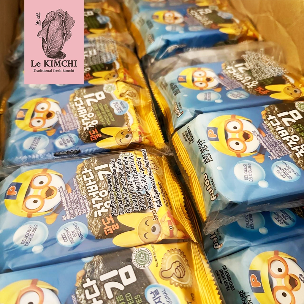 

PORORO Roasted Seaweed HALAL Nori Rumput Laut Korea Snack Korea Korean Snack